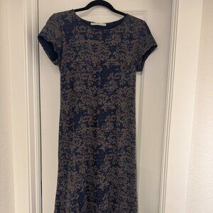 Eleonora short-sleeve midi knit dress from Peruvian Connection